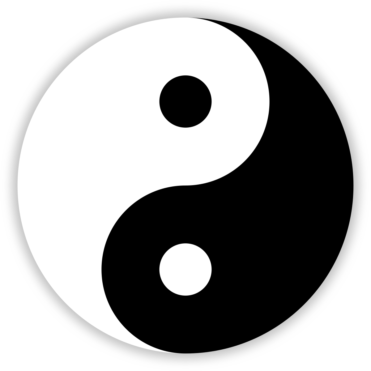 Yin-yang symbol.